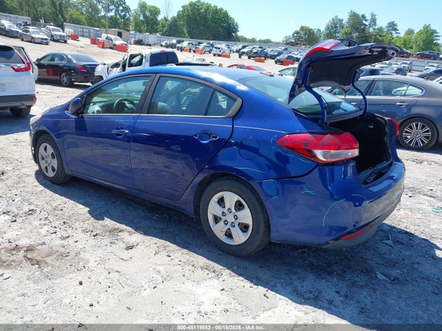 Продажа на аукционе авто 2017 Kia Forte Lx, vin: 3KPFK4A73HE060915, номер лота: 45119952