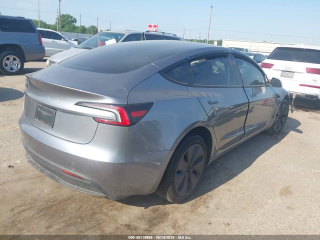 2025 Tesla Model 3 Long Range Rear-wheel Drive/standard Rear-wheel Drive მანქანა იყიდება აუქციონზე, vin: 5YJ3E1EA6SF010784, აუქციონის ნომერი: 45119966