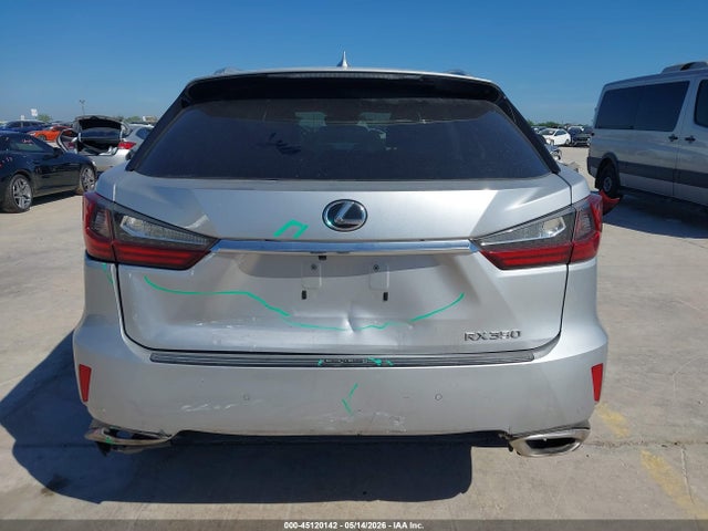 2017 Lexus Rx 350 მანქანა იყიდება აუქციონზე, vin: 2T2ZZMCAXHC078873, აუქციონის ნომერი: 45120142