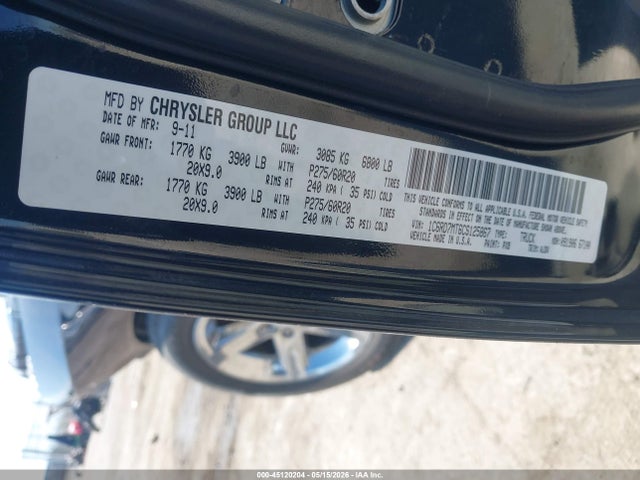 45120204 :رقم المزاد ، 1C6RD7MT6CS125867 vin ، 2012 Ram 1500 Sport مزاد بيع