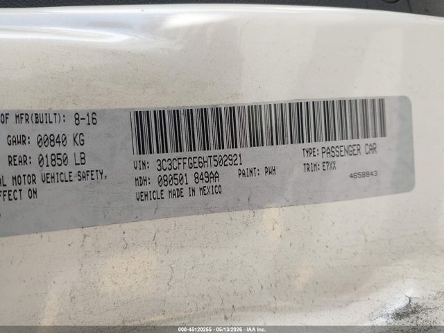 Fiat 500E BATTERY ELECTRIC 2017 3C3CFFGE6HT502921 Image 9