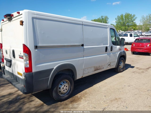 45120430 :رقم المزاد ، 3C6TRVAG4HE518148 vin ، 2017 Ram Promaster 1500 Low Roof 136 Wb مزاد بيع