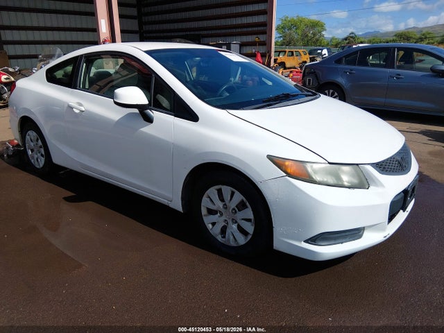 2012 Honda Civic Lx მანქანა იყიდება აუქციონზე, vin: 2HGFG3B5XCH562943, აუქციონის ნომერი: 45120453