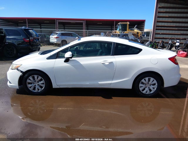 2012 Honda Civic Lx მანქანა იყიდება აუქციონზე, vin: 2HGFG3B5XCH562943, აუქციონის ნომერი: 45120453