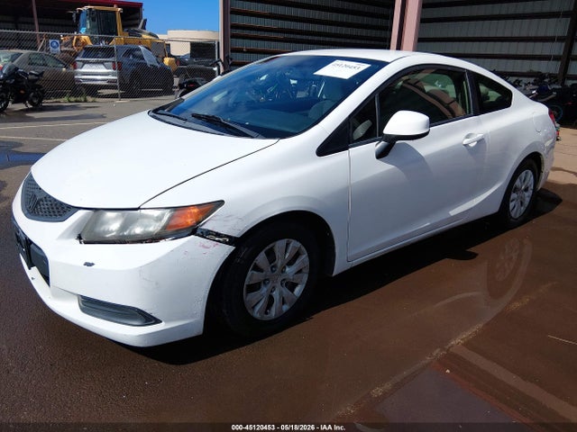 2012 Honda Civic Lx მანქანა იყიდება აუქციონზე, vin: 2HGFG3B5XCH562943, აუქციონის ნომერი: 45120453