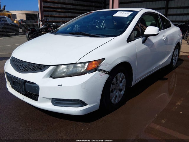 2012 Honda Civic Lx მანქანა იყიდება აუქციონზე, vin: 2HGFG3B5XCH562943, აუქციონის ნომერი: 45120453