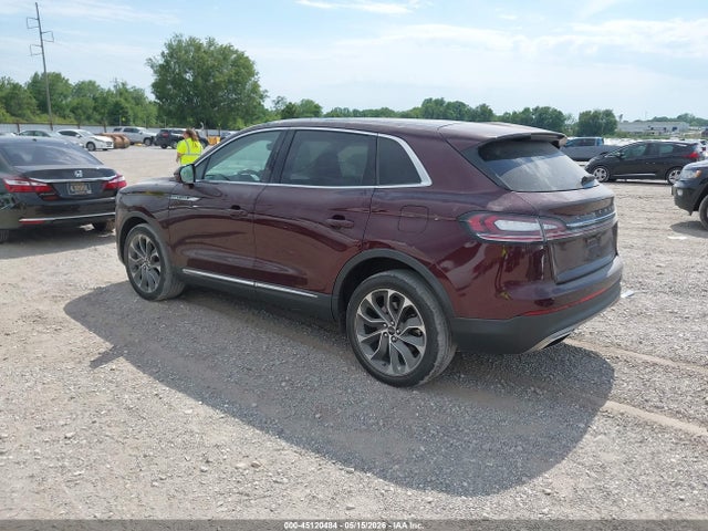 2021 Lincoln Nautilus Reserve მანქანა იყიდება აუქციონზე, vin: 2LMPJ8K94MBL13983, აუქციონის ნომერი: 45120484