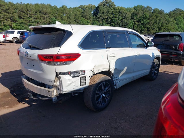Aukcja sprzedaży 2018 Toyota Highlander Le Plus, vin: 5TDZZRFH8JS239082, numer aukcji: 45120497