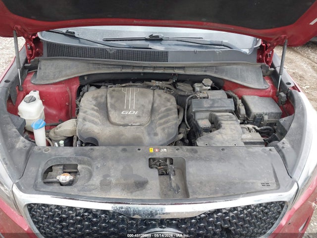 45120585 :رقم المزاد ، 5XYPHDA54GG114922 vin ، 2016 Kia Sorento 3.3l Ex مزاد بيع