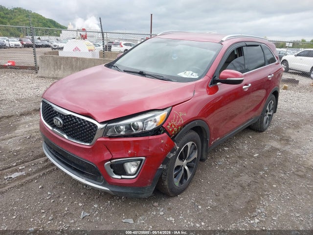 45120585 :رقم المزاد ، 5XYPHDA54GG114922 vin ، 2016 Kia Sorento 3.3l Ex مزاد بيع