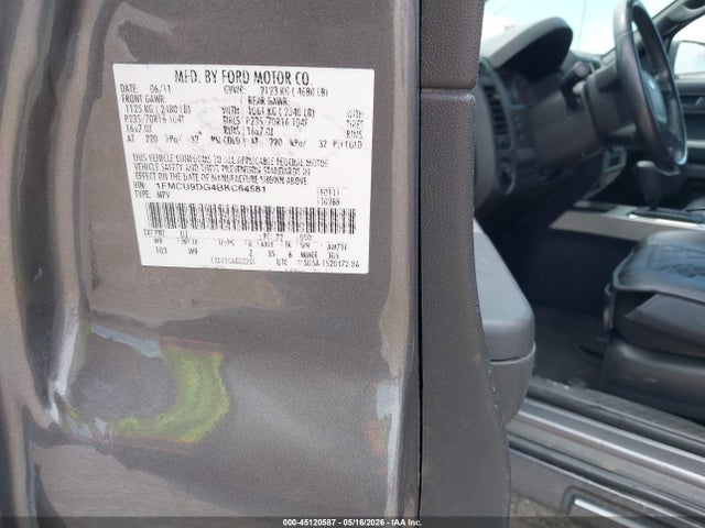 Продаж на аукціоні авто 2011 Ford Escape Xlt, vin: 1FMCU9DG4BKC64581, номер лоту: 45120587