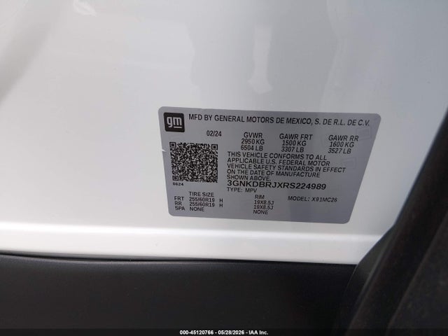 Chevrolet Blazer Ev Eawd 2lt 2024 3GNKDBRJXRS224989 Image 9