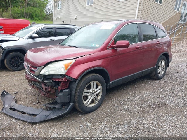 45121025 :رقم المزاد ، 5J6RE4H72AL053813 vin ، 2010 Honda Cr-v Ex-l مزاد بيع