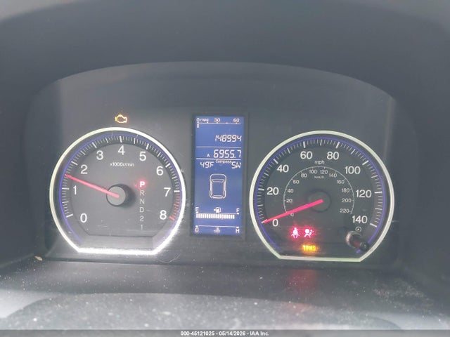 45121025 :رقم المزاد ، 5J6RE4H72AL053813 vin ، 2010 Honda Cr-v Ex-l مزاد بيع