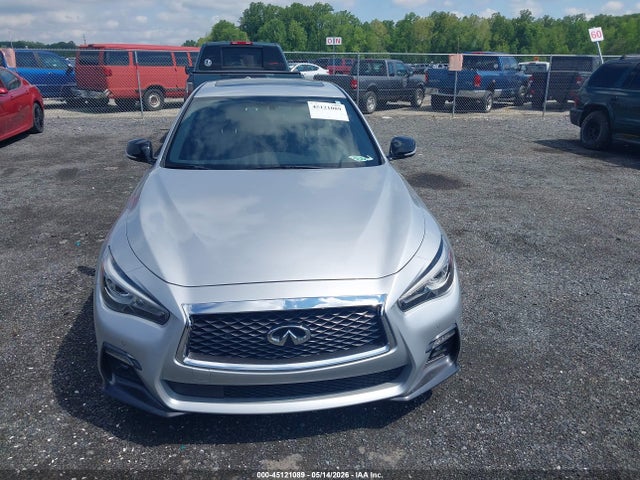 45121089 :رقم المزاد ، JN1FV7AR5JM480177 vin ، 2018 Infiniti Q50 3.0t Red Sport 400 مزاد بيع
