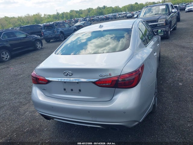 45121089 :رقم المزاد ، JN1FV7AR5JM480177 vin ، 2018 Infiniti Q50 3.0t Red Sport 400 مزاد بيع