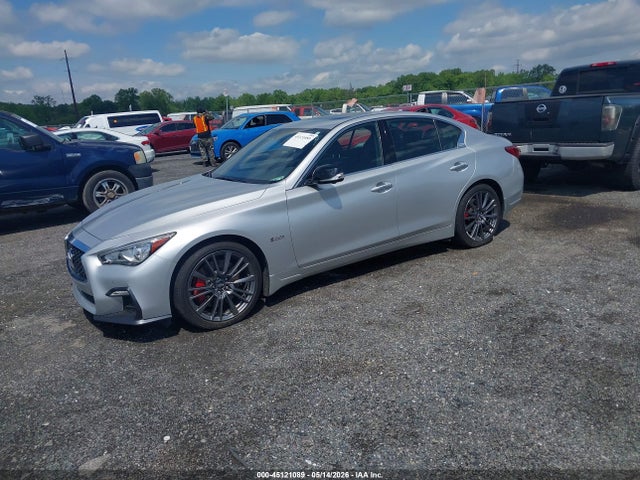 45121089 :رقم المزاد ، JN1FV7AR5JM480177 vin ، 2018 Infiniti Q50 3.0t Red Sport 400 مزاد بيع
