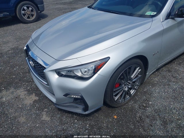 45121089 :رقم المزاد ، JN1FV7AR5JM480177 vin ، 2018 Infiniti Q50 3.0t Red Sport 400 مزاد بيع