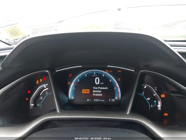 2020 Honda Civic Ex-l მანქანა იყიდება აუქციონზე, vin: 19XFC1F7XLE214372, აუქციონის ნომერი: 45121227
