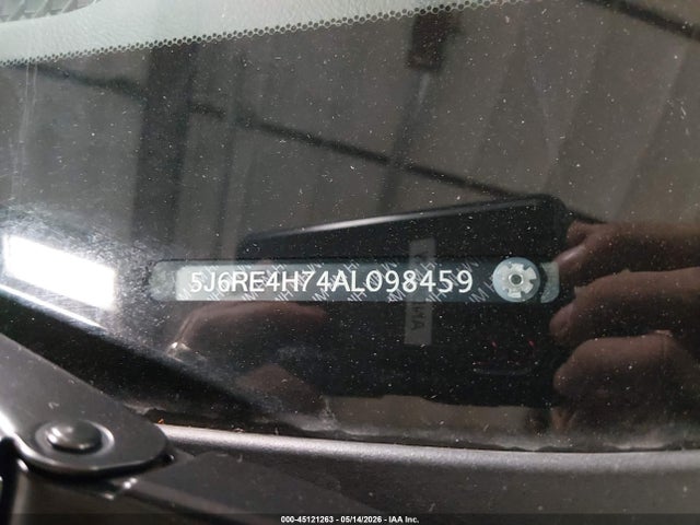 2010 Honda Cr-v Ex-l მანქანა იყიდება აუქციონზე, vin: 5J6RE4H74AL098459, აუქციონის ნომერი: 45121263