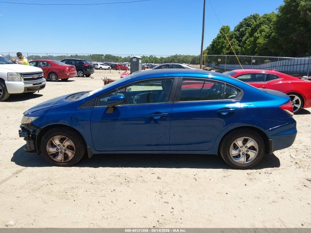 2015 Honda Civic Lx მანქანა იყიდება აუქციონზე, vin: 19XFB2F50FE075218, აუქციონის ნომერი: 45121359