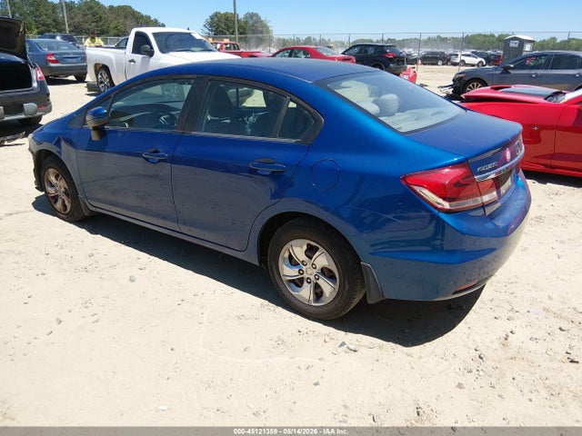 2015 Honda Civic Lx მანქანა იყიდება აუქციონზე, vin: 19XFB2F50FE075218, აუქციონის ნომერი: 45121359