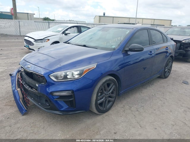 2021 Kia Forte Gt-line მანქანა იყიდება აუქციონზე, vin: 3KPF34AD6ME385071, აუქციონის ნომერი: 45121494