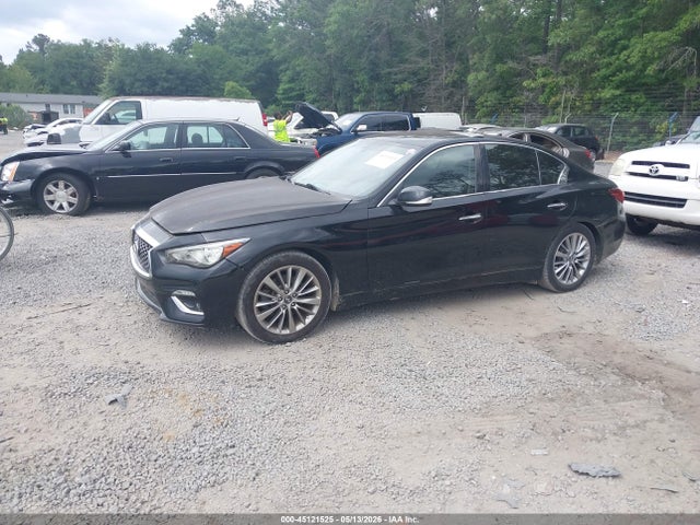 45121525 :رقم المزاد ، JN1EV7AP5JM350507 vin ، 2018 Infiniti Q50 3.0t Luxe مزاد بيع