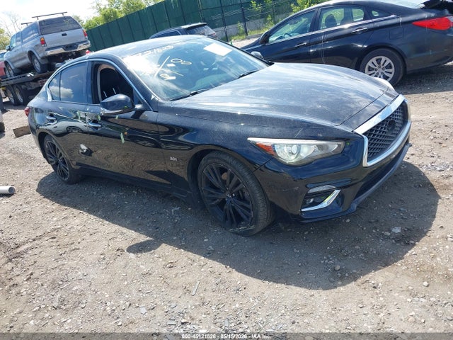 Продаж на аукціоні авто 2018 Infiniti Q50 3.0t Luxe, vin: JN1EV7ARXJM439572, номер лоту: 45121828