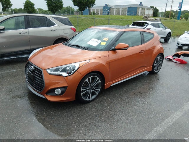 45121946 :رقم المزاد ، KMHTC6AE4GU301225 vin ، 2016 Hyundai Veloster Turbo مزاد بيع
