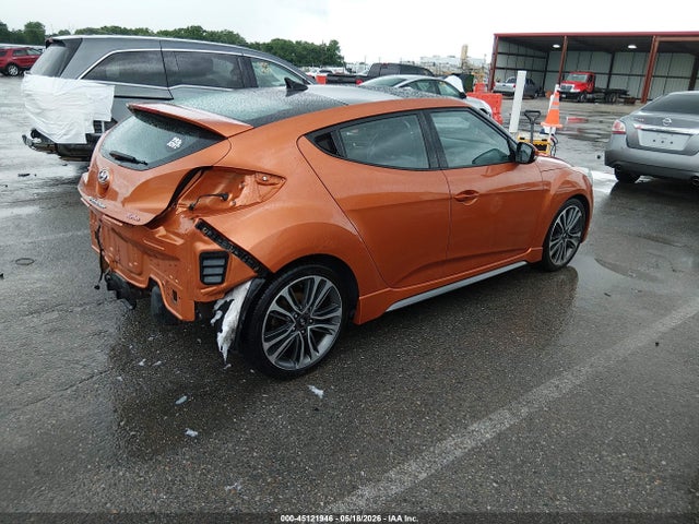 45121946 :رقم المزاد ، KMHTC6AE4GU301225 vin ، 2016 Hyundai Veloster Turbo مزاد بيع