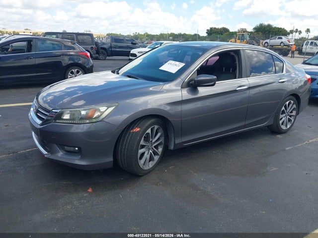 45122021 :رقم المزاد ، 1HGCR2F58EA053792 vin ، 2014 Honda Accord Sport مزاد بيع