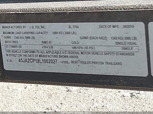 Excell F4 2020 XCL07374H920 Image 17