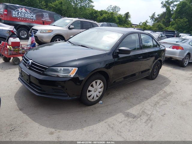 2015 Volkswagen Jetta 2.0l S მანქანა იყიდება აუქციონზე, vin: 3VW2K7AJ5FM296364, აუქციონის ნომერი: 45122180