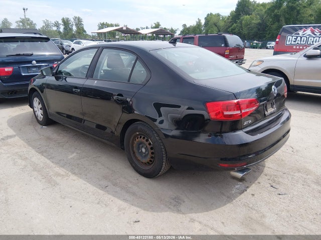 2015 Volkswagen Jetta 2.0l S მანქანა იყიდება აუქციონზე, vin: 3VW2K7AJ5FM296364, აუქციონის ნომერი: 45122180
