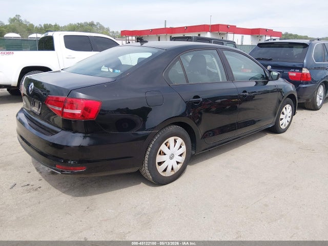2015 Volkswagen Jetta 2.0l S მანქანა იყიდება აუქციონზე, vin: 3VW2K7AJ5FM296364, აუქციონის ნომერი: 45122180