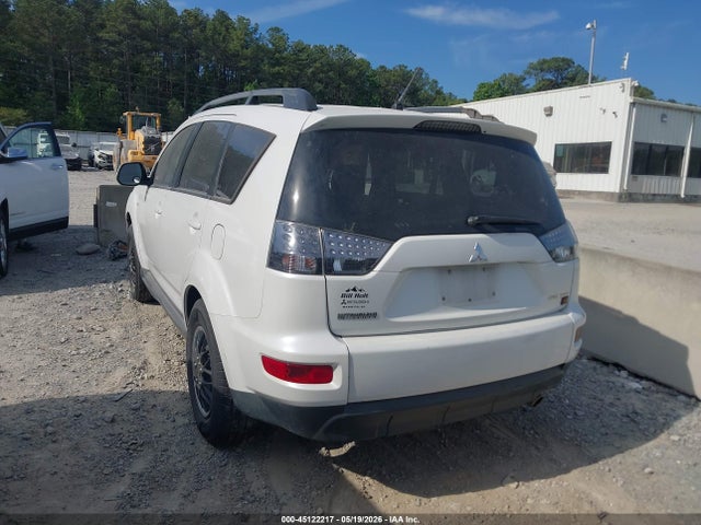 2012 Mitsubishi Outlander Es მანქანა იყიდება აუქციონზე, vin: JA4AS2AWXCU001662, აუქციონის ნომერი: 45122217