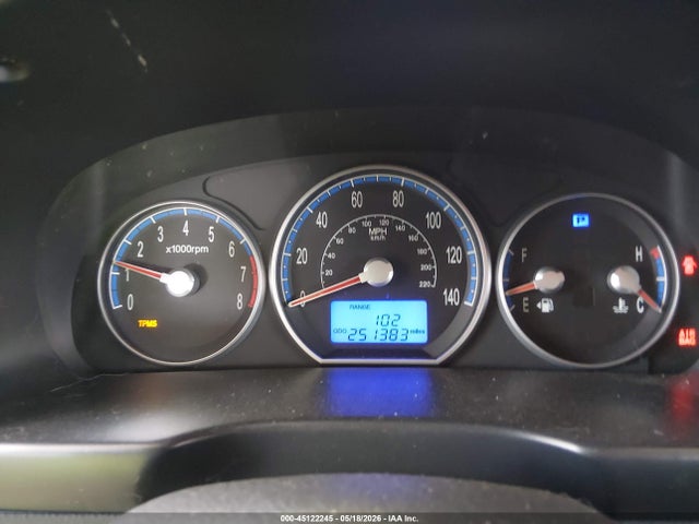 2009 Hyundai Santa Fe Limited მანქანა იყიდება აუქციონზე, vin: 5NMSH13E09H240192, აუქციონის ნომერი: 45122245