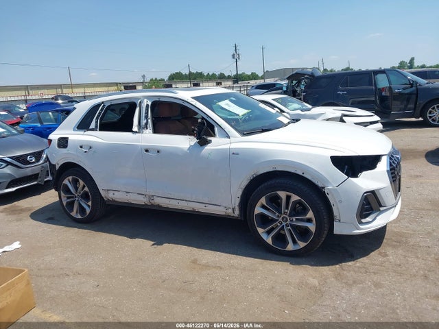 Продаж на аукціоні авто 2020 Audi Q3 Prestige 45 Tfsi S Line Quattro Tiptronic, vin: WA1FECF30L1026721, номер лоту: 45122270