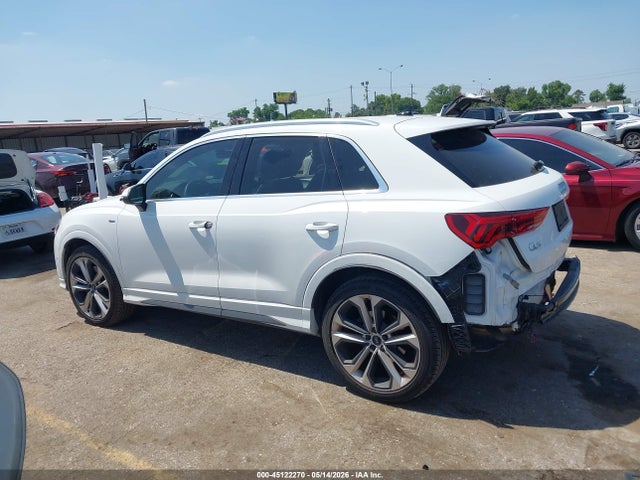 Продаж на аукціоні авто 2020 Audi Q3 Prestige 45 Tfsi S Line Quattro Tiptronic, vin: WA1FECF30L1026721, номер лоту: 45122270