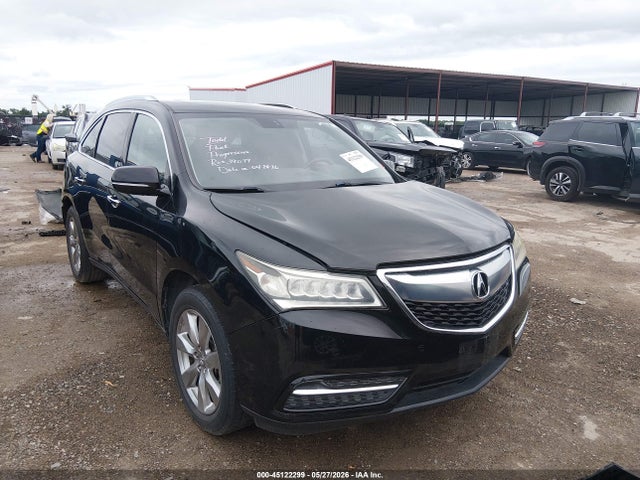 45122299 :رقم المزاد ، 5FRYD3H87EB020384 vin ، 2014 Acura Mdx Advance Pkg W/entertainment Pkg مزاد بيع