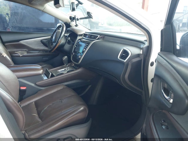 2015 Nissan Murano Platinum მანქანა იყიდება აუქციონზე, vin: 5N1AZ2MG3FN265855, აუქციონის ნომერი: 45122538