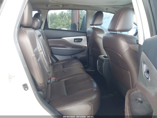 2015 Nissan Murano Platinum მანქანა იყიდება აუქციონზე, vin: 5N1AZ2MG3FN265855, აუქციონის ნომერი: 45122538