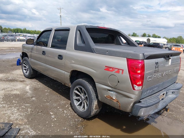 Продаж на аукціоні авто 2003 Chevrolet Avalanche 1500, vin: 3GNEK13T03G331244, номер лоту: 45122560