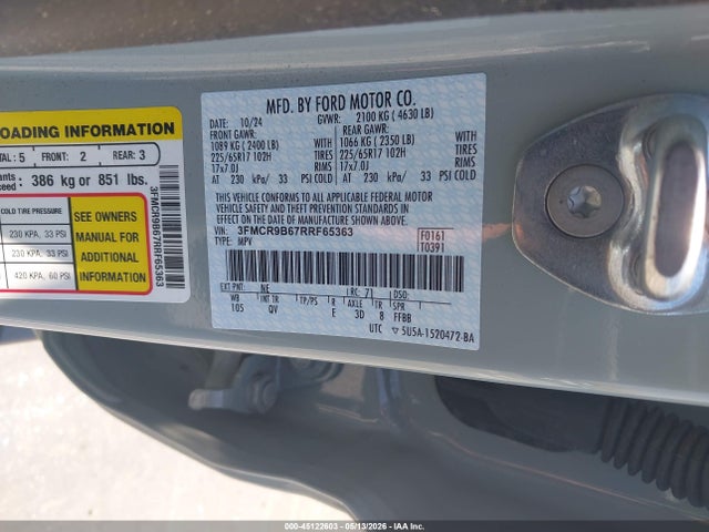 3FMCR9B67RRF65363 Ford Bronco Sport Big Bend
