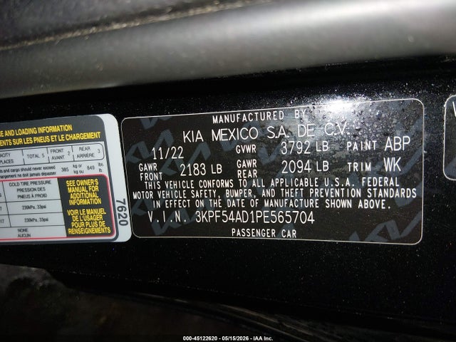 KIA Forte Gt-line 2023 3KPF54AD1PE565704 Image 9