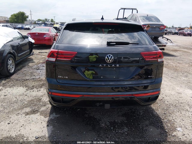 45122621 :رقم المزاد ، 1V2SE2CA5PC216380 vin ، 2023 Volkswagen Atlas Cross Sport 3.6l V6 Sel/3.6l V6 Sel R-line Black مزاد بيع