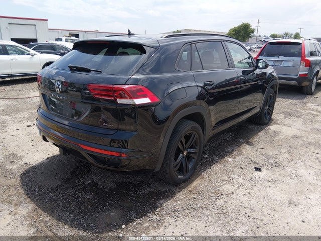 45122621 :رقم المزاد ، 1V2SE2CA5PC216380 vin ، 2023 Volkswagen Atlas Cross Sport 3.6l V6 Sel/3.6l V6 Sel R-line Black مزاد بيع