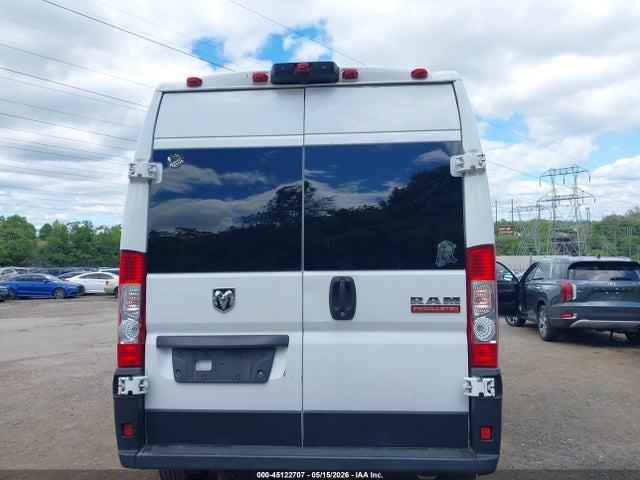 Продажа на аукционе авто 2021 Ram Promaster 2500 High Roof 159 Wb, vin: 3C6LRVDG0ME547197, номер лота: 45122707