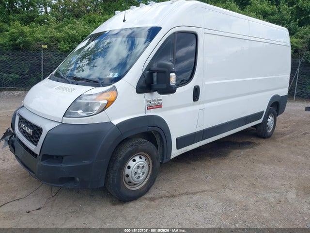 Продажа на аукционе авто 2021 Ram Promaster 2500 High Roof 159 Wb, vin: 3C6LRVDG0ME547197, номер лота: 45122707